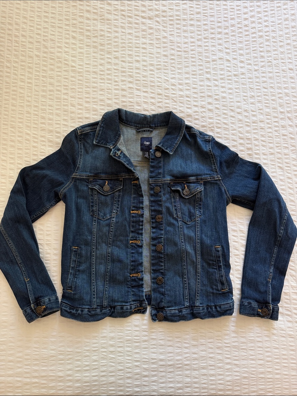 GAP Women's Dark Indigo Denim Jacket
